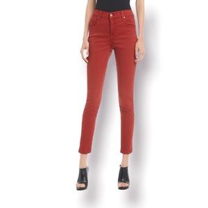 🌸New🌸 No Boundaries Skinny Pants Tight Size 7J Rusty Red NWOT